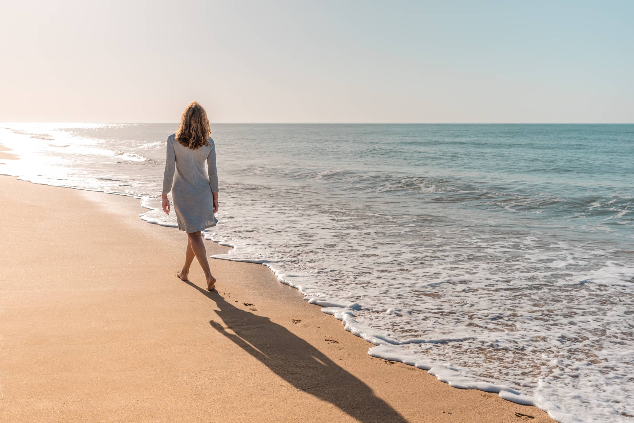 American Mobile Travel Nurse enjoying the beach