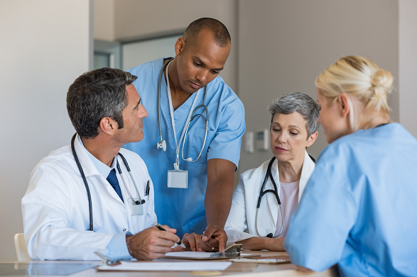 Doctors and nurses Doctors and nurses